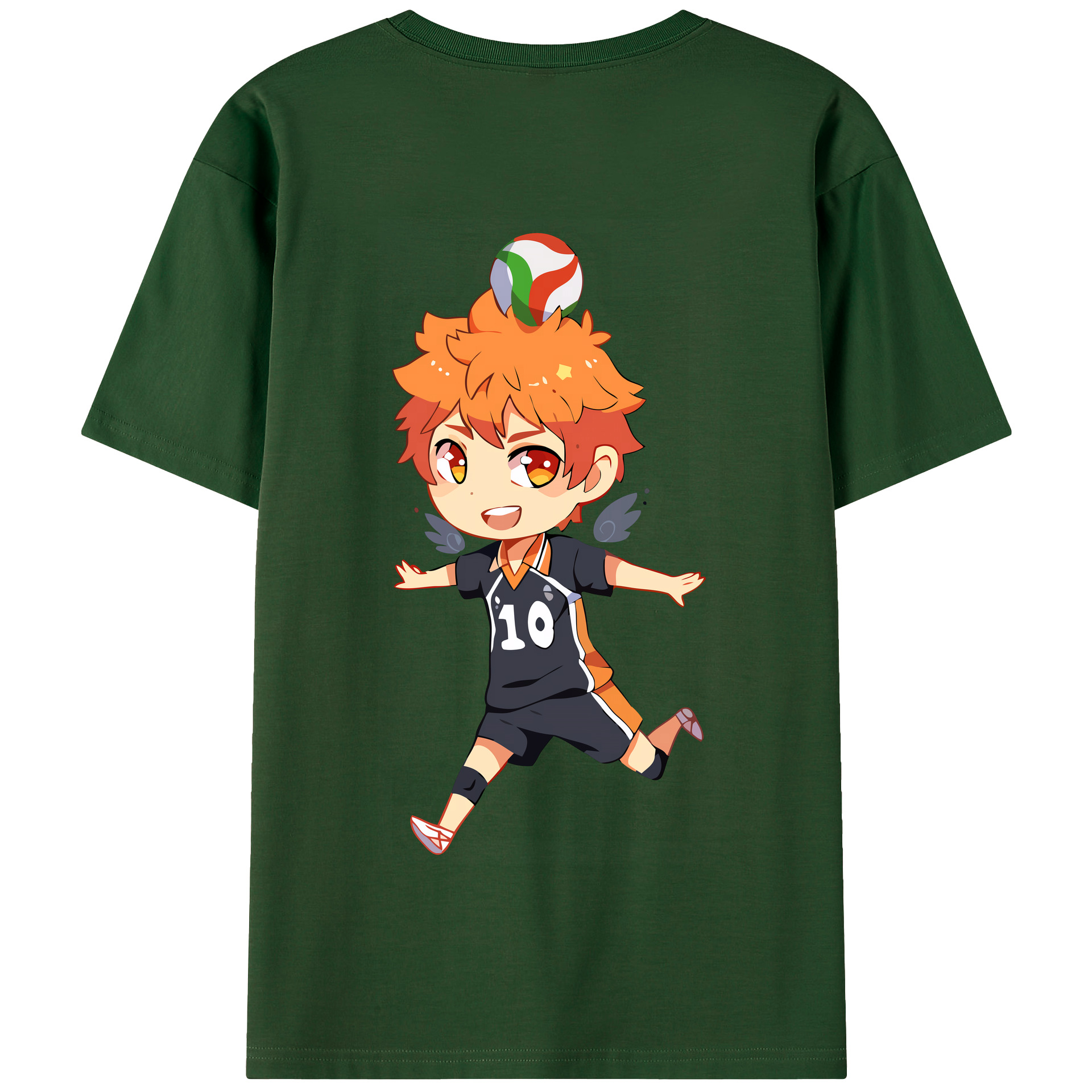 （画像用） ハイキュー!! Haikyu!! 綿100％半袖Tシャツ（背面プリント）